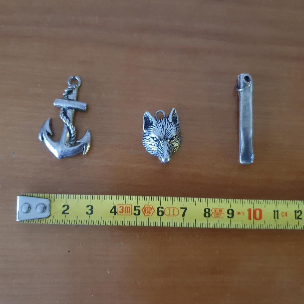 Diverse hangers voor kettingen, heren, Ophalen of Verzenden, Zilver