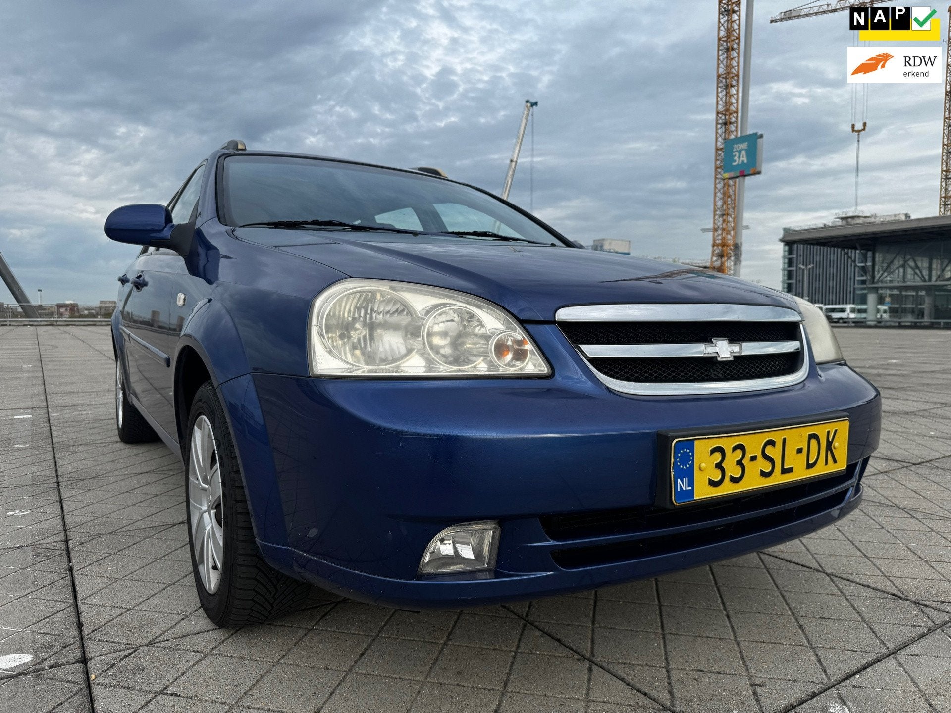 Chevrolet Nubira Station Wagon 1.6-16V Style AIRCO NWE BEURT, Auto's, Dealer onderhouden, Stof, Gebruikt, 1225 kg