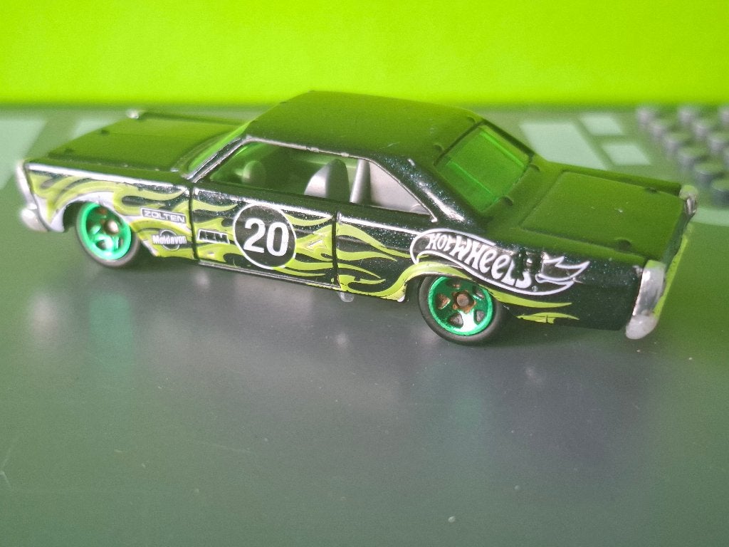 Hotwheels - 1965 Ford Galaxie 500 [zwart] 1/64, Ophalen of Verzenden, Gebruikt, Auto