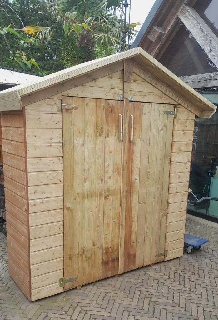 Nieuwe grote tuinkast., Tuin en Terras, Ophalen, Nieuw, Hout, Overige typen