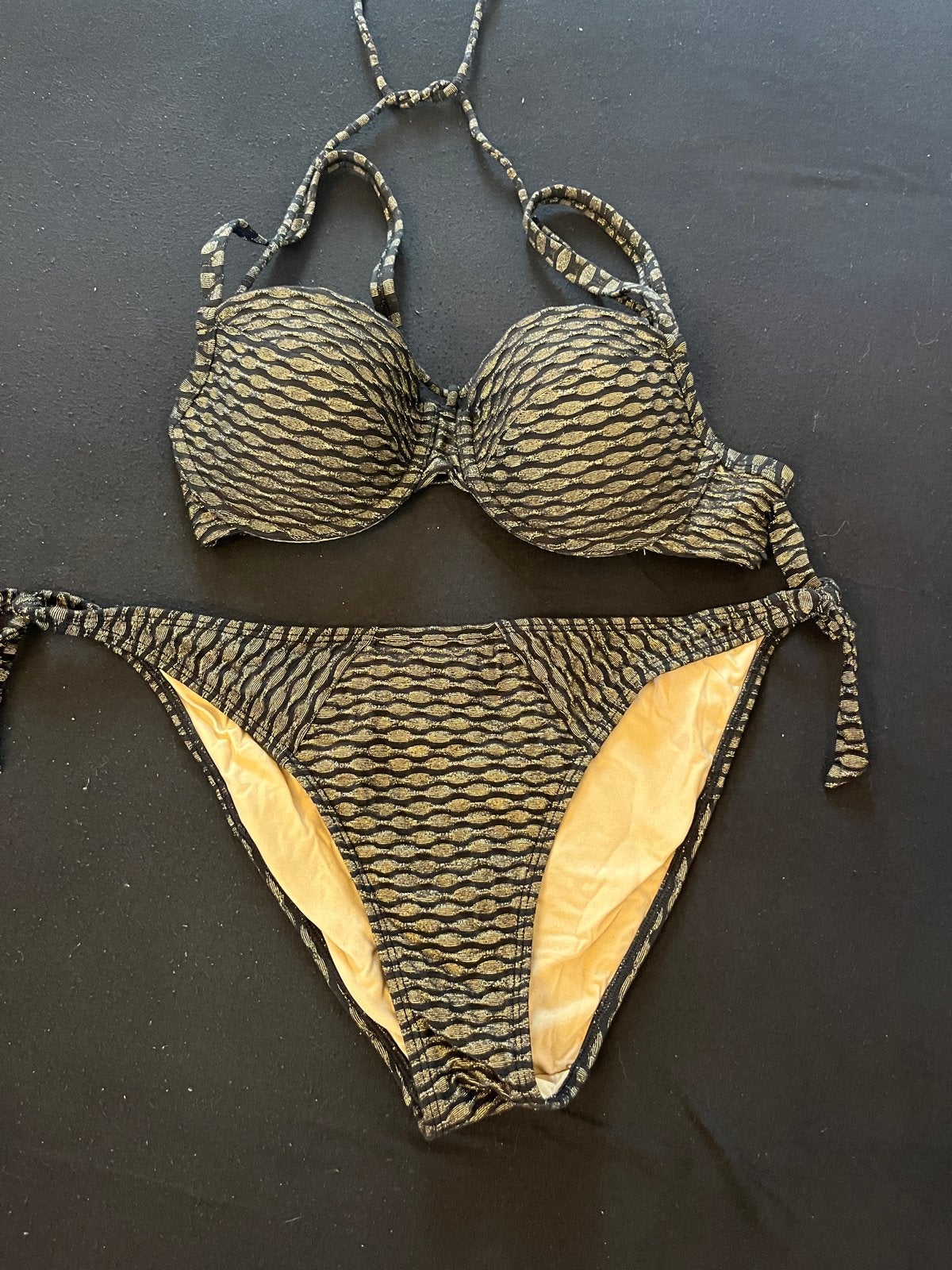Marlies Dekkers Bikini 75C, Ophalen of Verzenden, Zo goed als nieuw, Zwart, Bikini