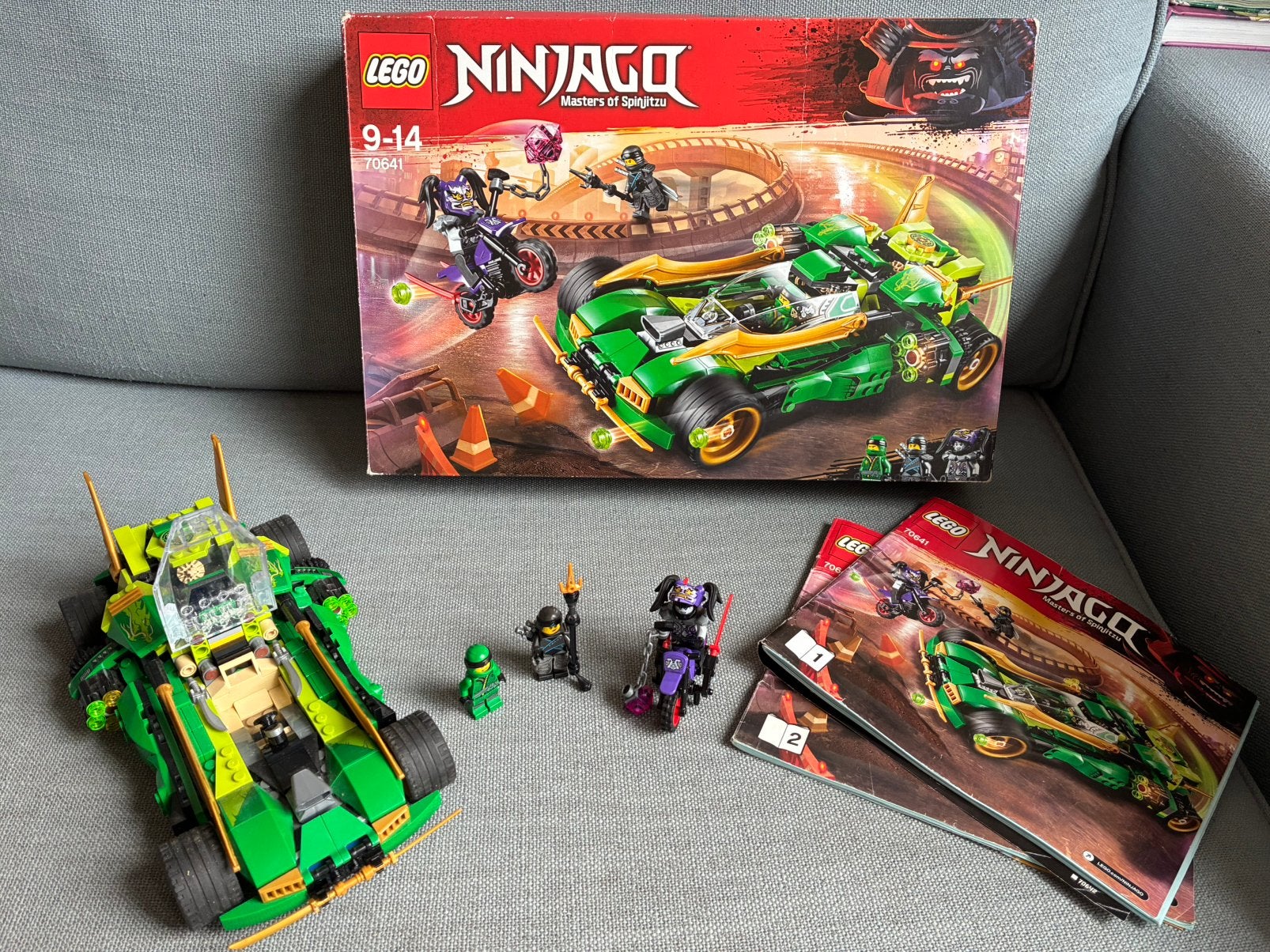Lego 70641 Ninjago Masters of Spinjitzu met doos en boek, Gebruikt, Lego, Inclusief accessoires, Ophalen of Verzenden