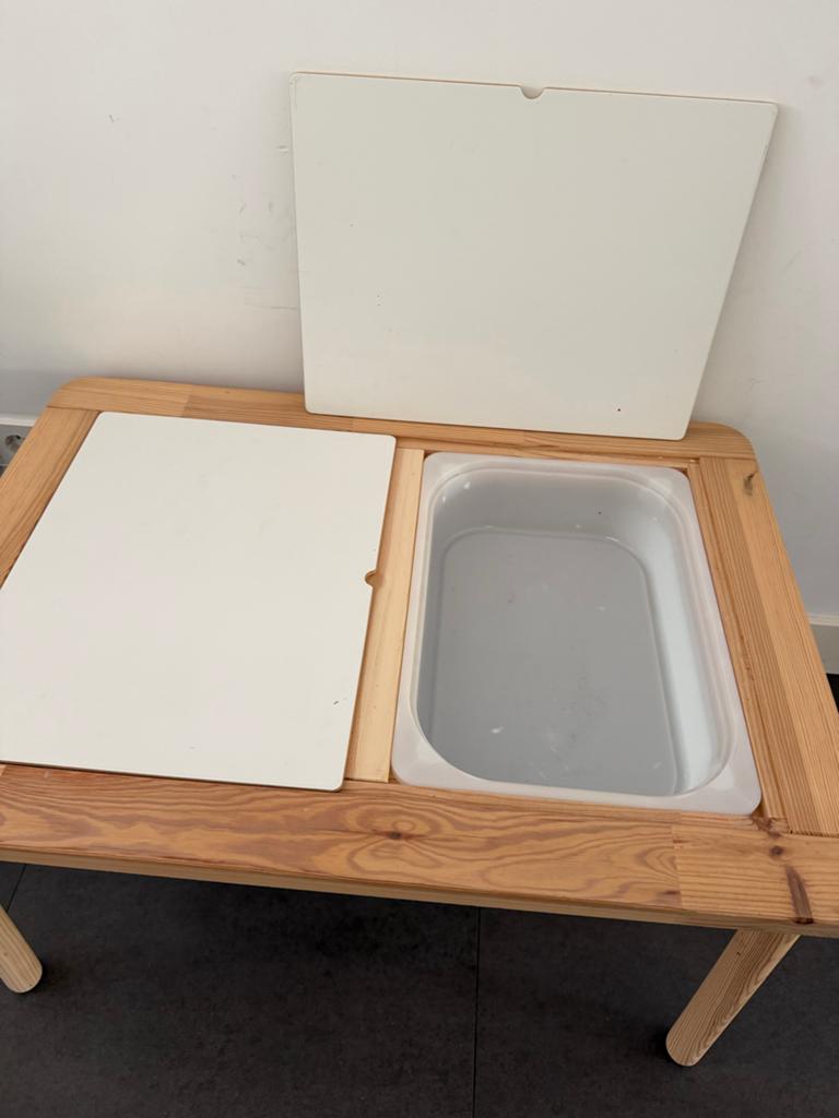 Ikea FLISAT tafel voor kinderen met 2 boxen, Ophalen, Gebruikt, Tafel(s)