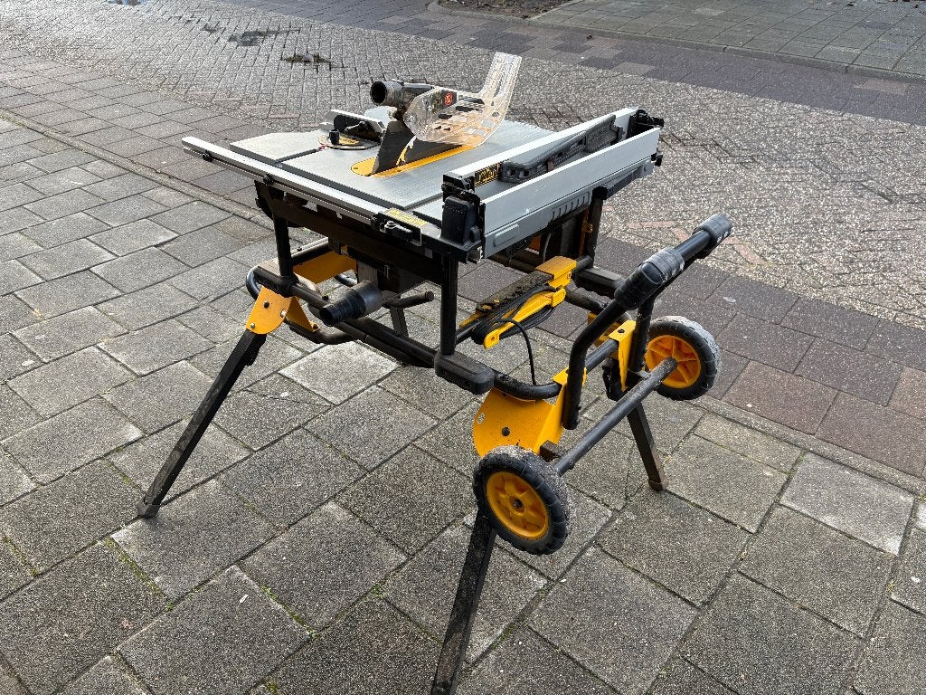 DeWalt DWE7492-QS tafelcirkelzaag incl onderstel verrijdbaar, Ophalen, 1200 watt of meer, Cirkelzaag, 70 mm of meer