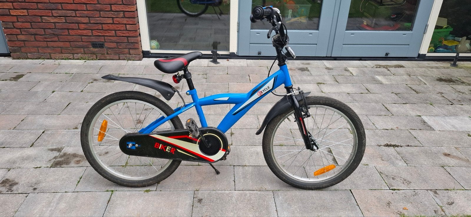 2Cycle Kinderfiets Blauw - 20 inch, 20 inch of meer, Velgrem, Ophalen of Verzenden, Zo goed als nieuw