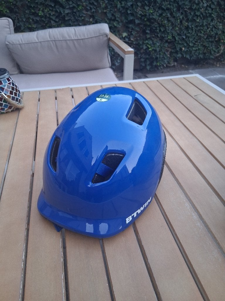 Helm voor op de fiets of step, Ophalen, Zo goed als nieuw, Jongen of Meisje, B'Twin