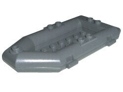 LEGO Donkergrijze Rubberboot (30086c01), Lego, Accessoire, Ophalen of Verzenden, City