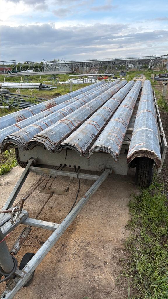 Goot gegalvaniseerd staal 6 meter, Ophalen, Gebruikt, IJzer