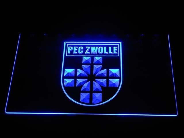 PEC zwolle voetbal neon bord reclamebord lamp LED, Verzamelen, Merken en Reclamevoorwerpen, Nieuw, Lichtbak of (neon) lamp, Ophalen of Verzenden
