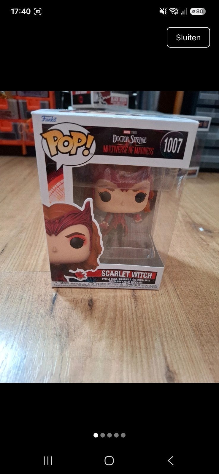 Funko Pop! Scarlet Witch #1007 Doctor Strange Multiverse, Ophalen of Verzenden, Nieuw