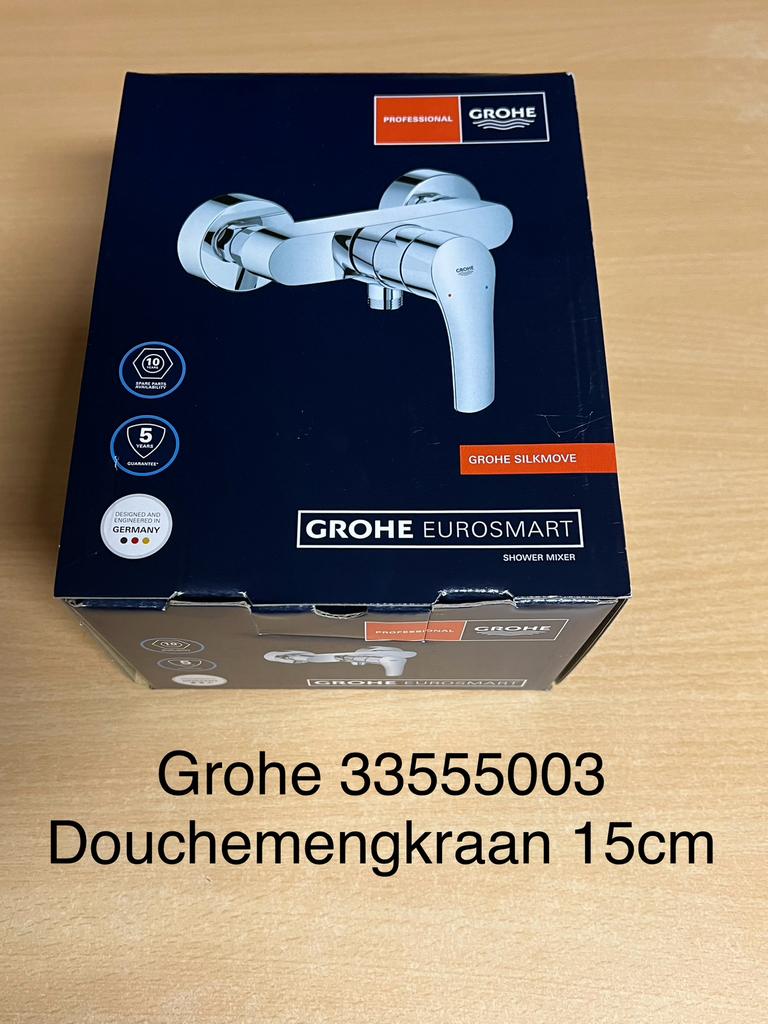 Grohe 33555003 Eurosmart Douchemengkraan Chroom 15cm, Ophalen of Verzenden, Nieuw, Koper, Kraan