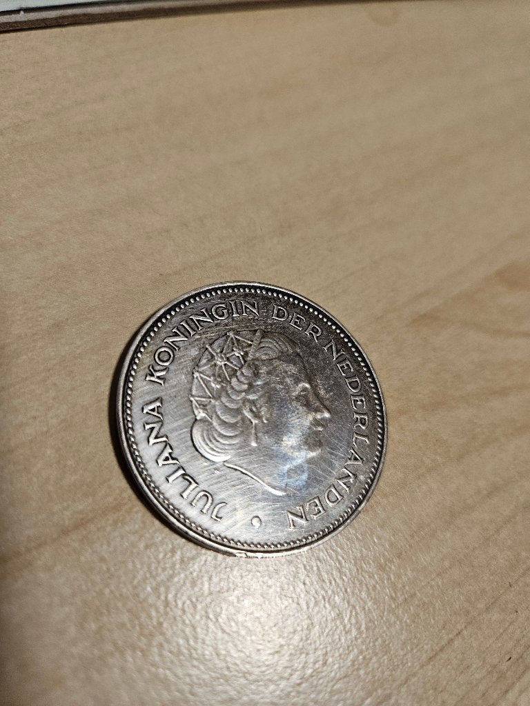 10 gulden muntstuk, Ophalen of Verzenden, Koningin Juliana, 10 gulden, Losse munt
