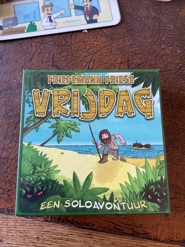 Vrijdag - Een Solo Avontuur (Friedemann Friese), Een of twee spelers, Ophalen of Verzenden, Gebruikt