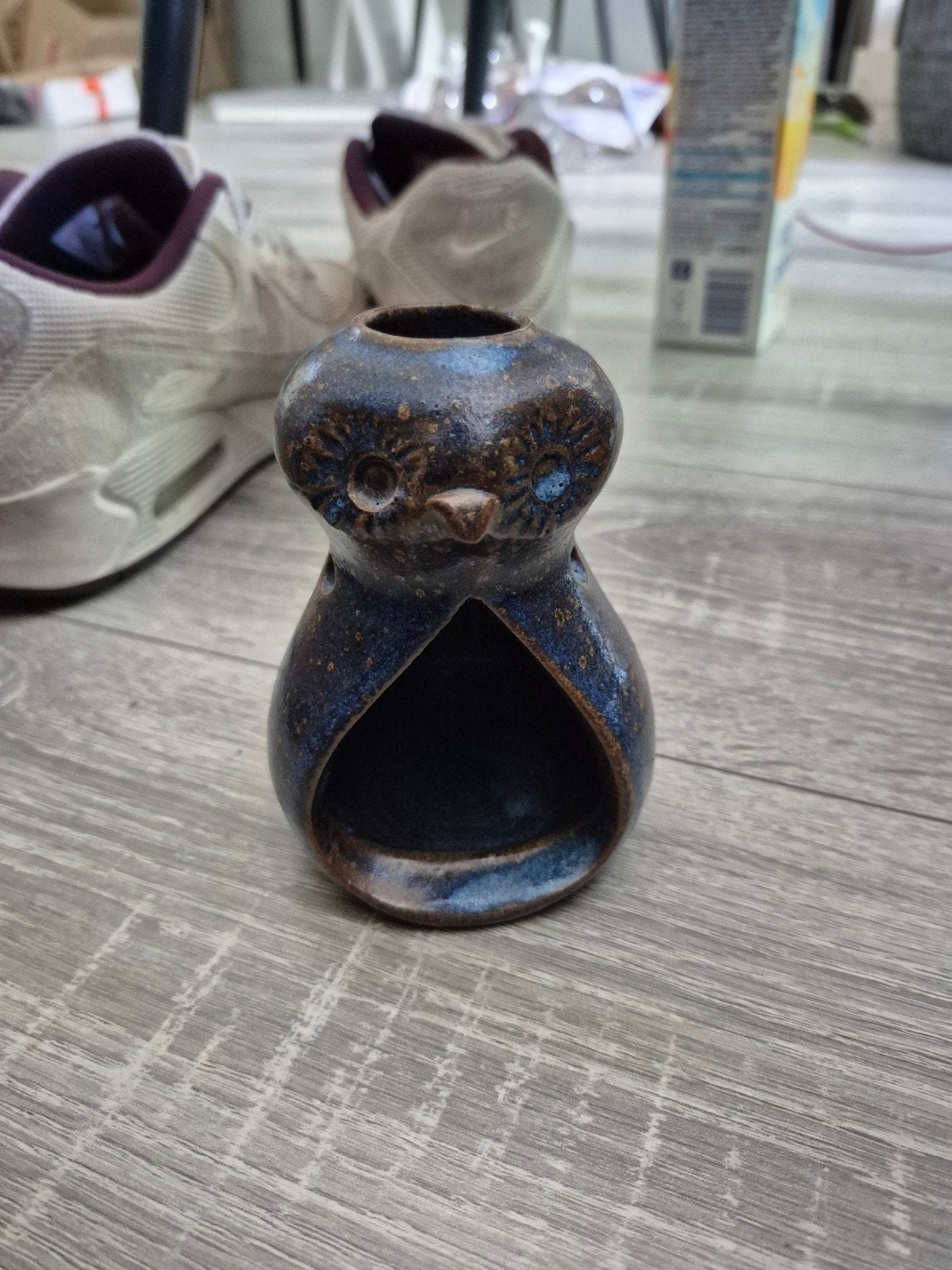 Keramische Uil Oliebrander/Waxbrander, Antiek en Kunst, Ophalen of Verzenden