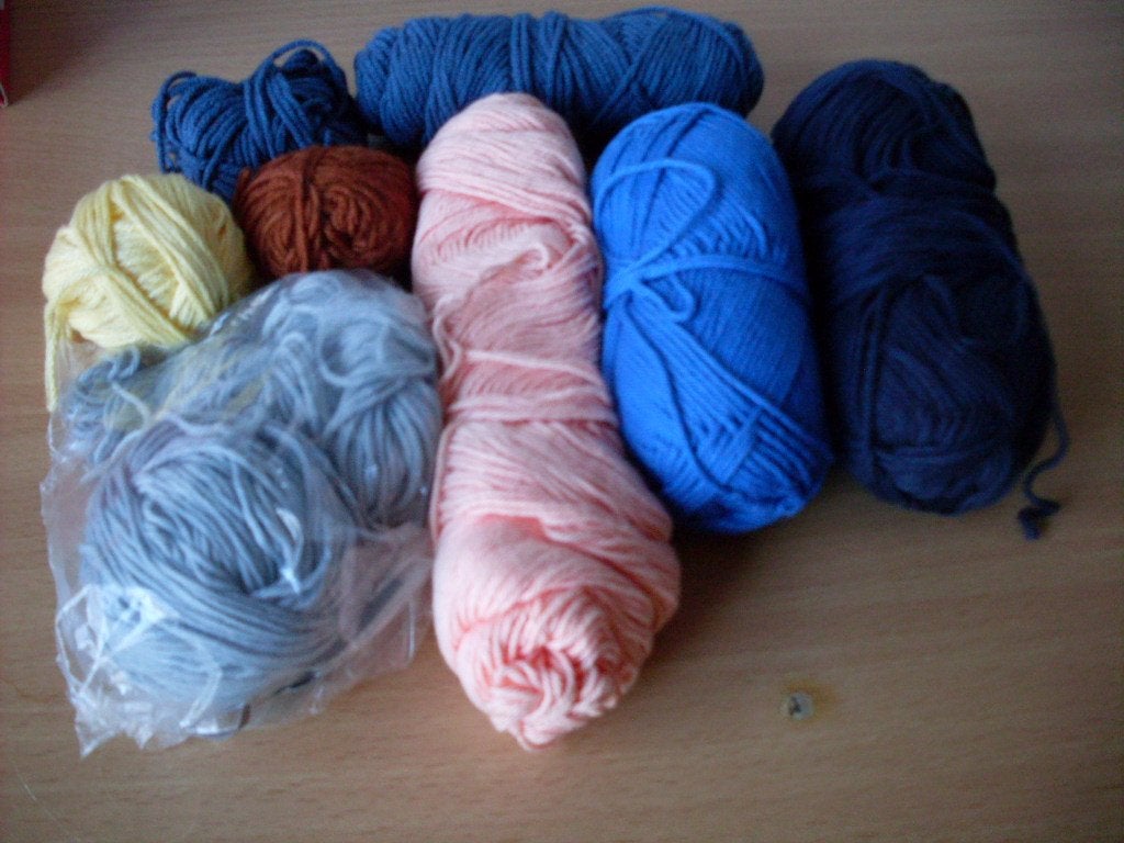 250gram nog nieuwe haak of brei katoen, Ophalen, Nieuw, Breien of Haken, Wol of Garen