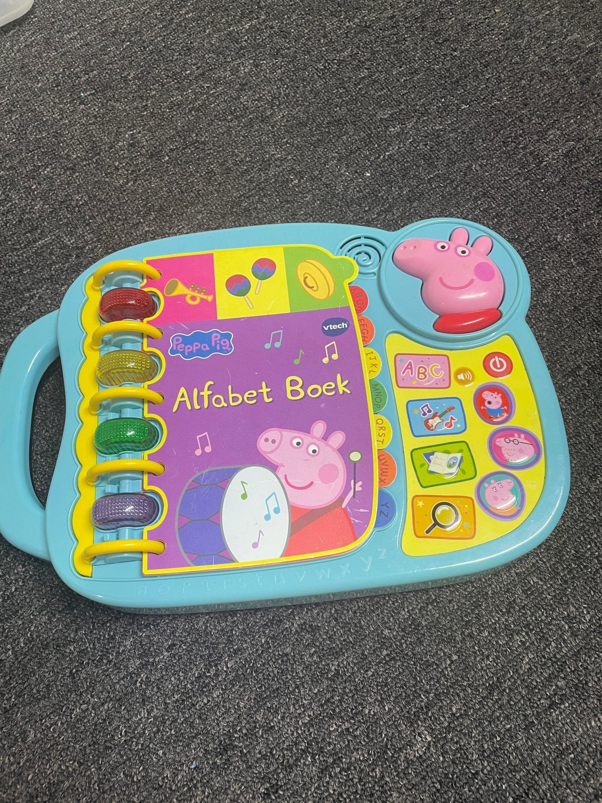 Peppa pig leer speelgoed, Ophalen of Verzenden, Zo goed als nieuw