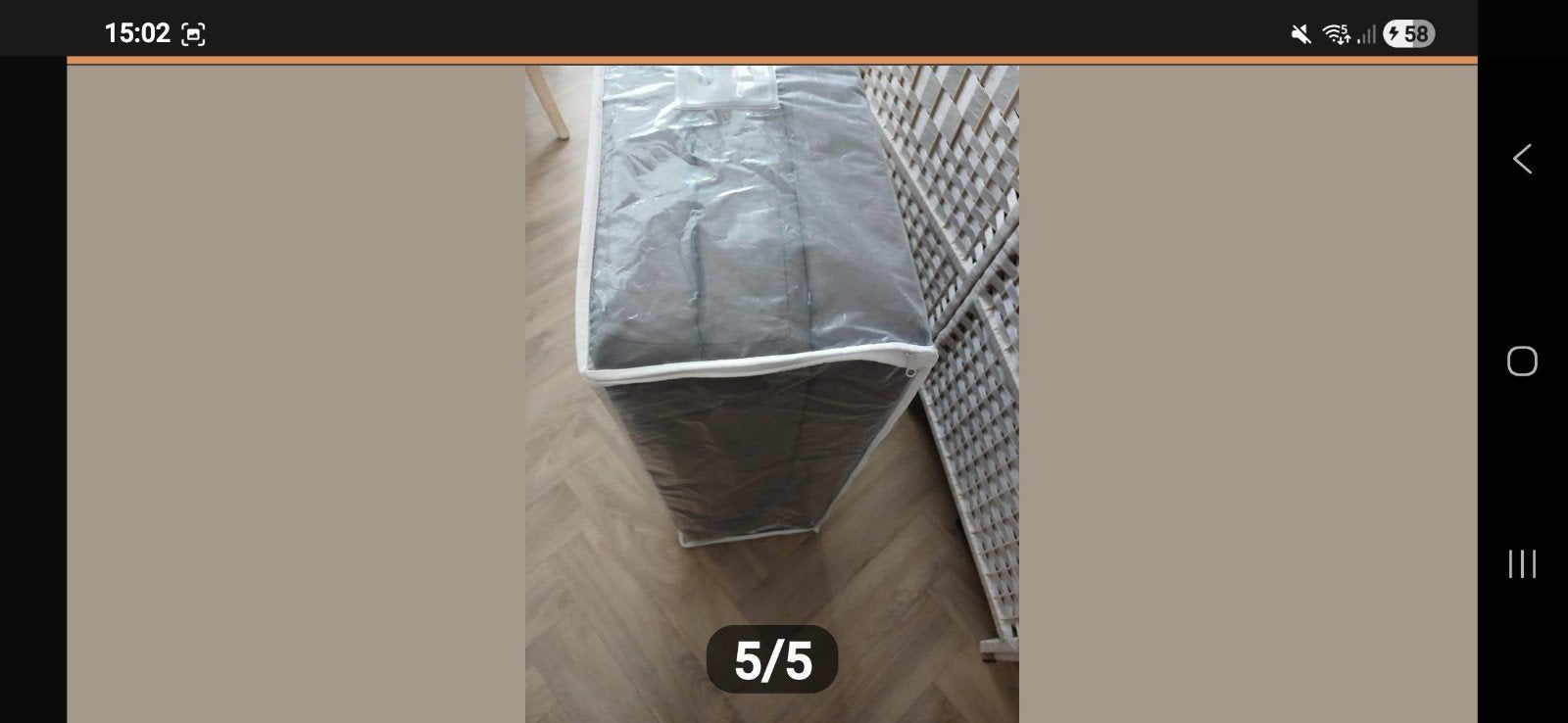 Grijze logeer vouwmatras 190x65 cm - Ideaal voor camping, Ophalen, 190 cm of minder, Zo goed als nieuw, Matras