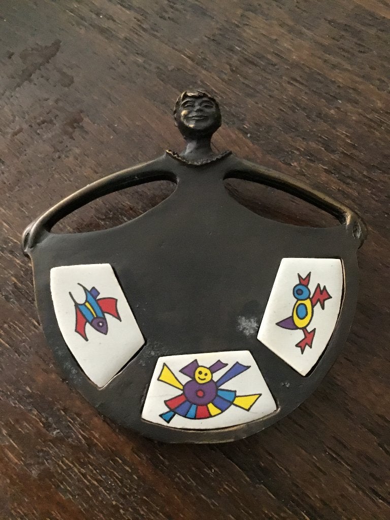 Beeld meisje met wijde rok Corry Ammerlaan, Ophalen of Verzenden, Beeld