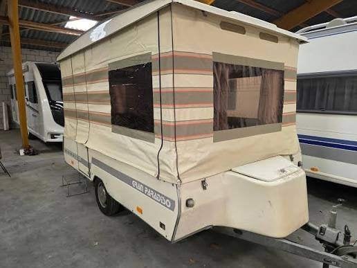 Gran paradiso klapcaravan/vouwcaravan, Reservewiel, Treinzit, Tot en met 3, Tot 4 meter