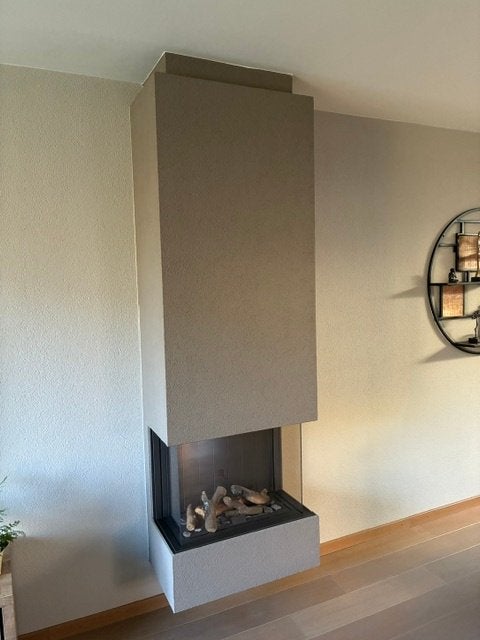 Bellfires view bell 3 zijdig, Ophalen, Zo goed als nieuw, Inbouwhaard, Gashaard