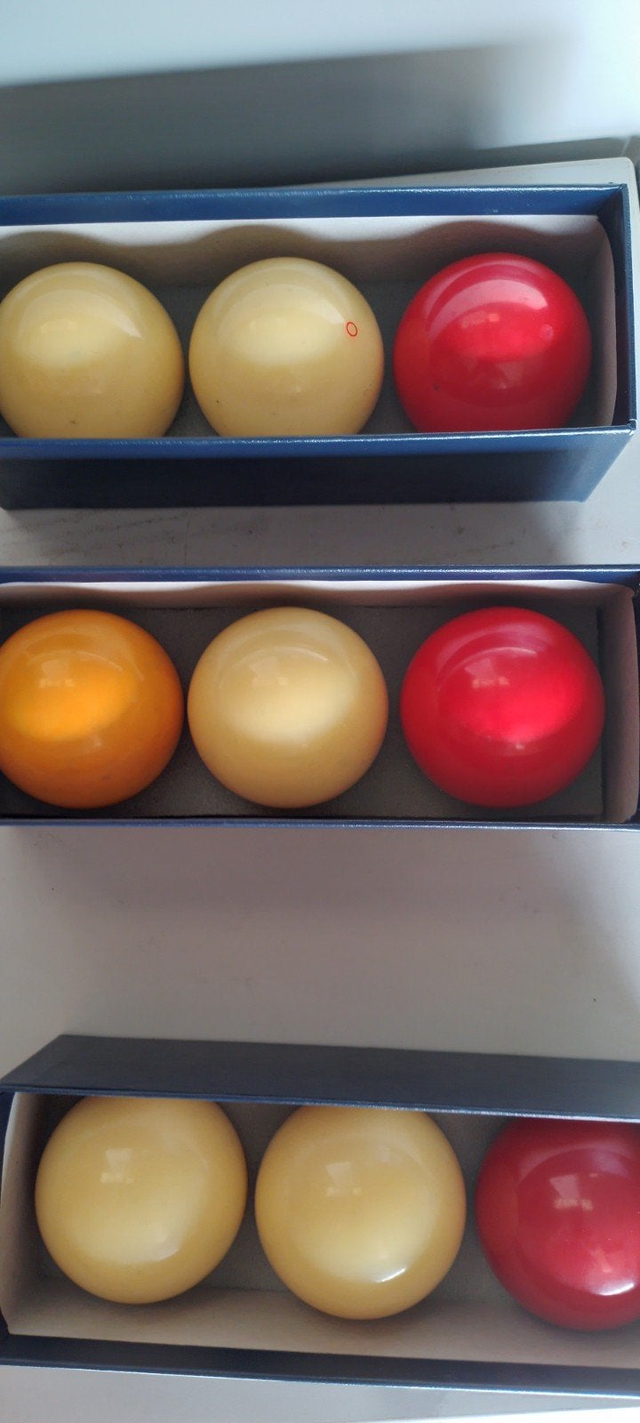 Biljardballen, Ophalen, Keu of Ballen