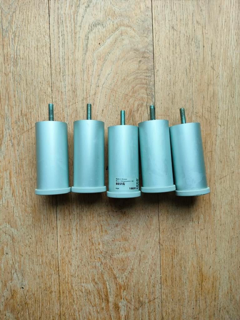 5 Pootjes voor IKEA Besta, 10 cm, Ophalen of Verzenden, Gebruikt, 50 tot 100 mm, Overige typen