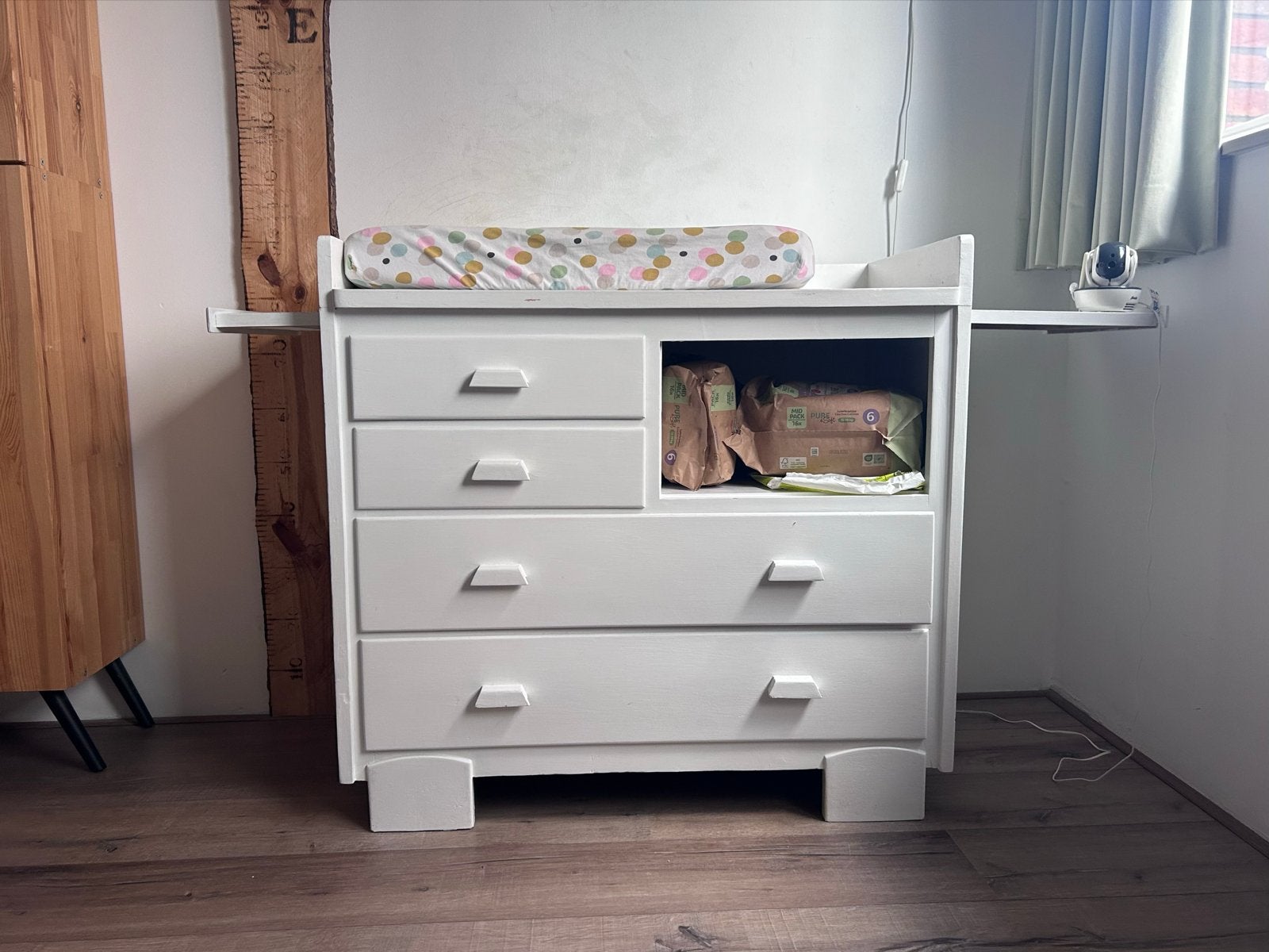 Retro commode, Gebruikt, 50 tot 70 cm, 75 tot 100 cm, Opstaande rand