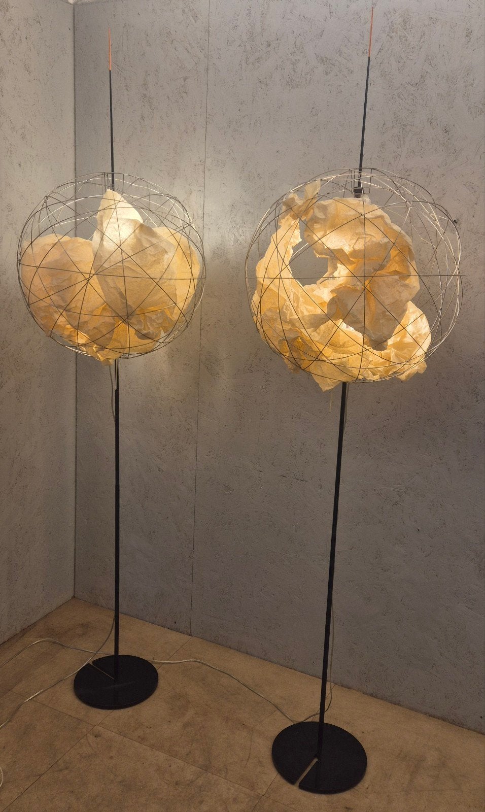 Ingo Maurer Knüller vloerlamp – Iconisch design – Zeldzaam, Ophalen, Gebruikt, Ingo Maurer, Modern Design