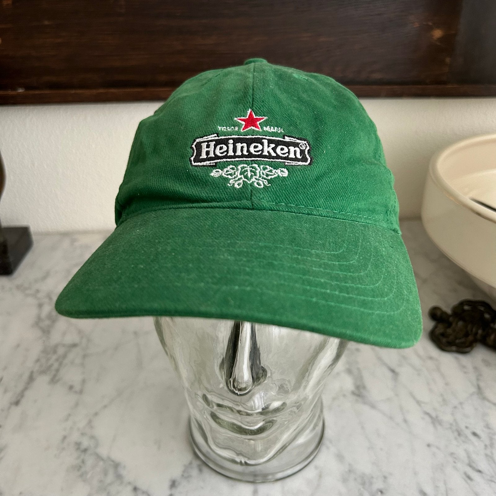 Prachtige originele Heineken Pet - Groen - One Size Fits All, Ophalen of Verzenden, Zo goed als nieuw, One size fits all, Pet