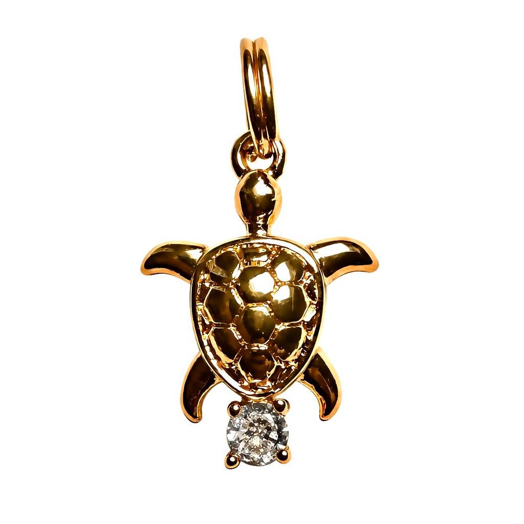 Schildpad Bedeltje voor Pandora Armband of Ketting, Sieraden, Tassen en Uiterlijk, Bedels, Ophalen of Verzenden, Zo goed als nieuw
