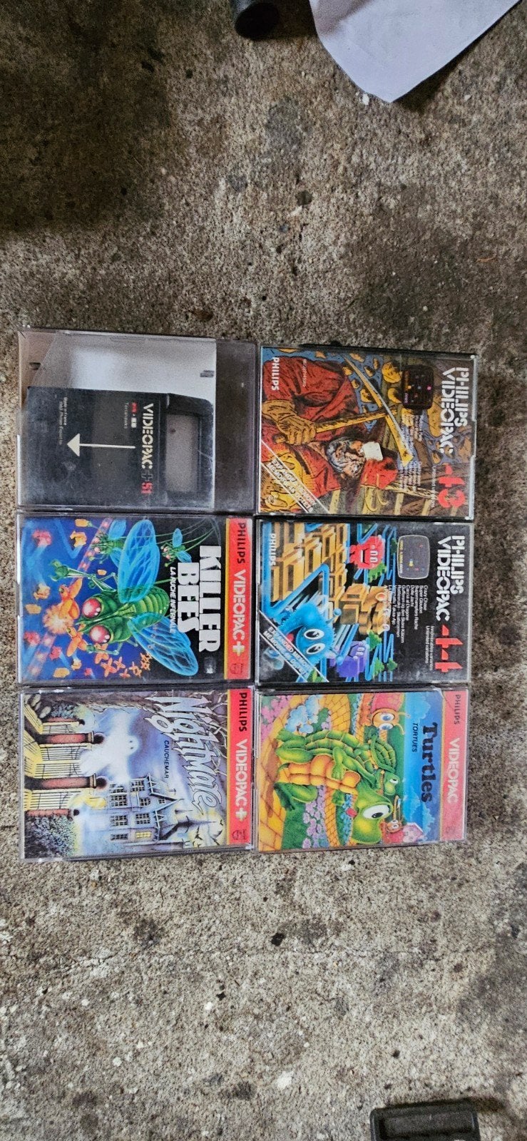 Philips Videopac G7000 Spellen - Vintage Collectie, Spelcomputers en Games, Gebruikt, Overige genres, 1 speler, Ophalen of Verzenden