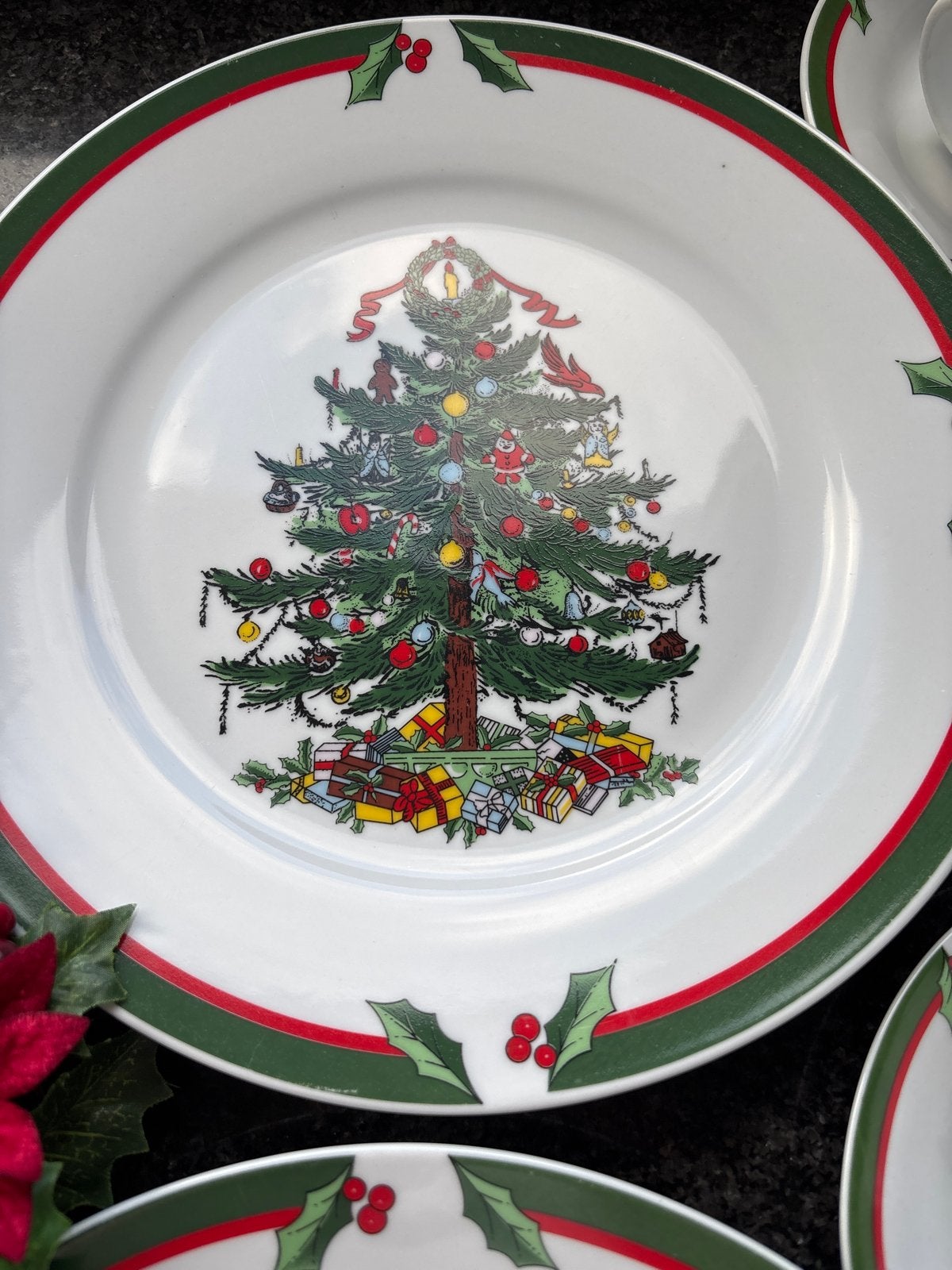 AM/63 Kerstservies met Kerstboomdecoratie, Overige merken, Klassiek, Ophalen of Verzenden, Zo goed als nieuw