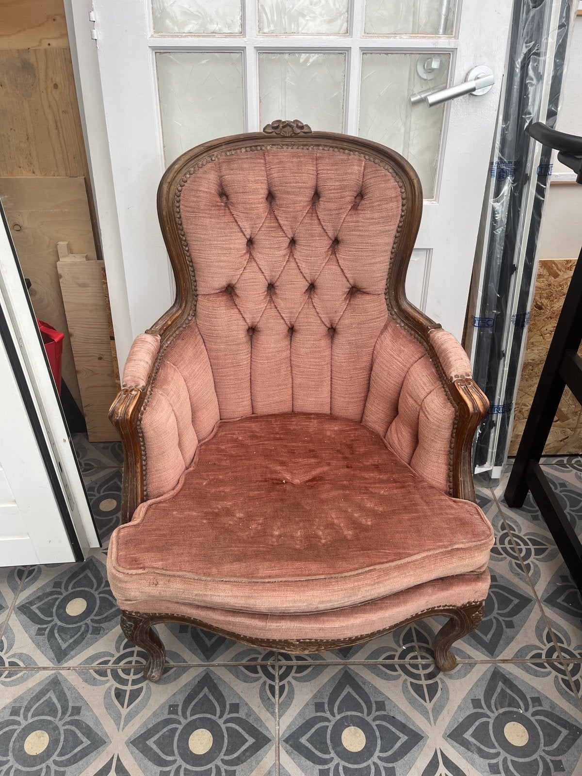 fauteuil opknapper, Ophalen