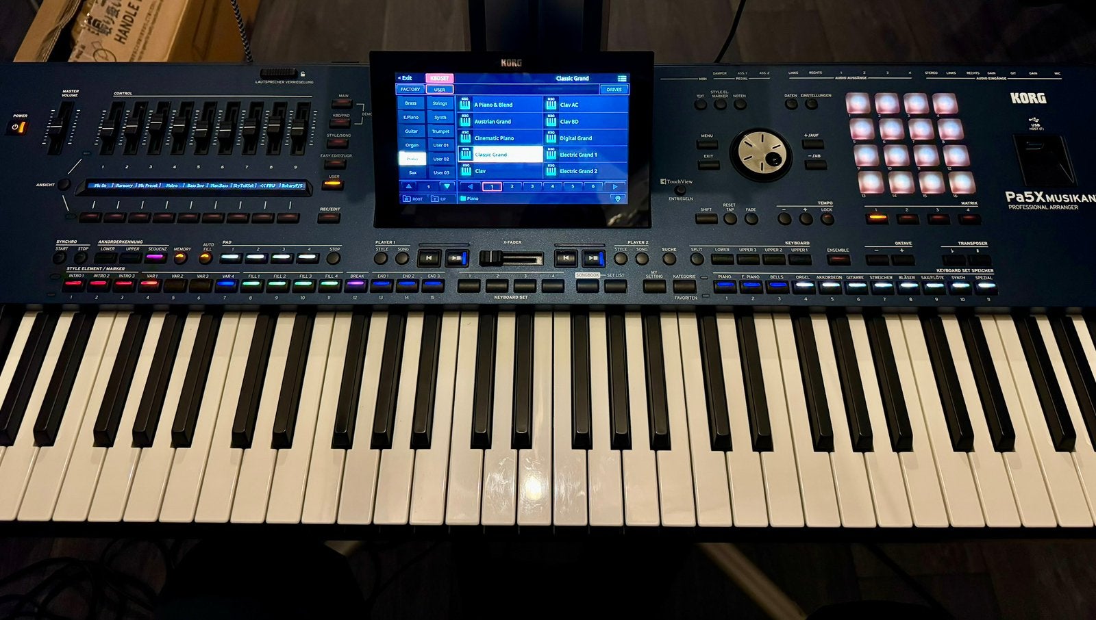 Korg PA 5X Musikant 61, Muziek en Instrumenten, Keyboards, Ophalen, Zo goed als nieuw, Korg