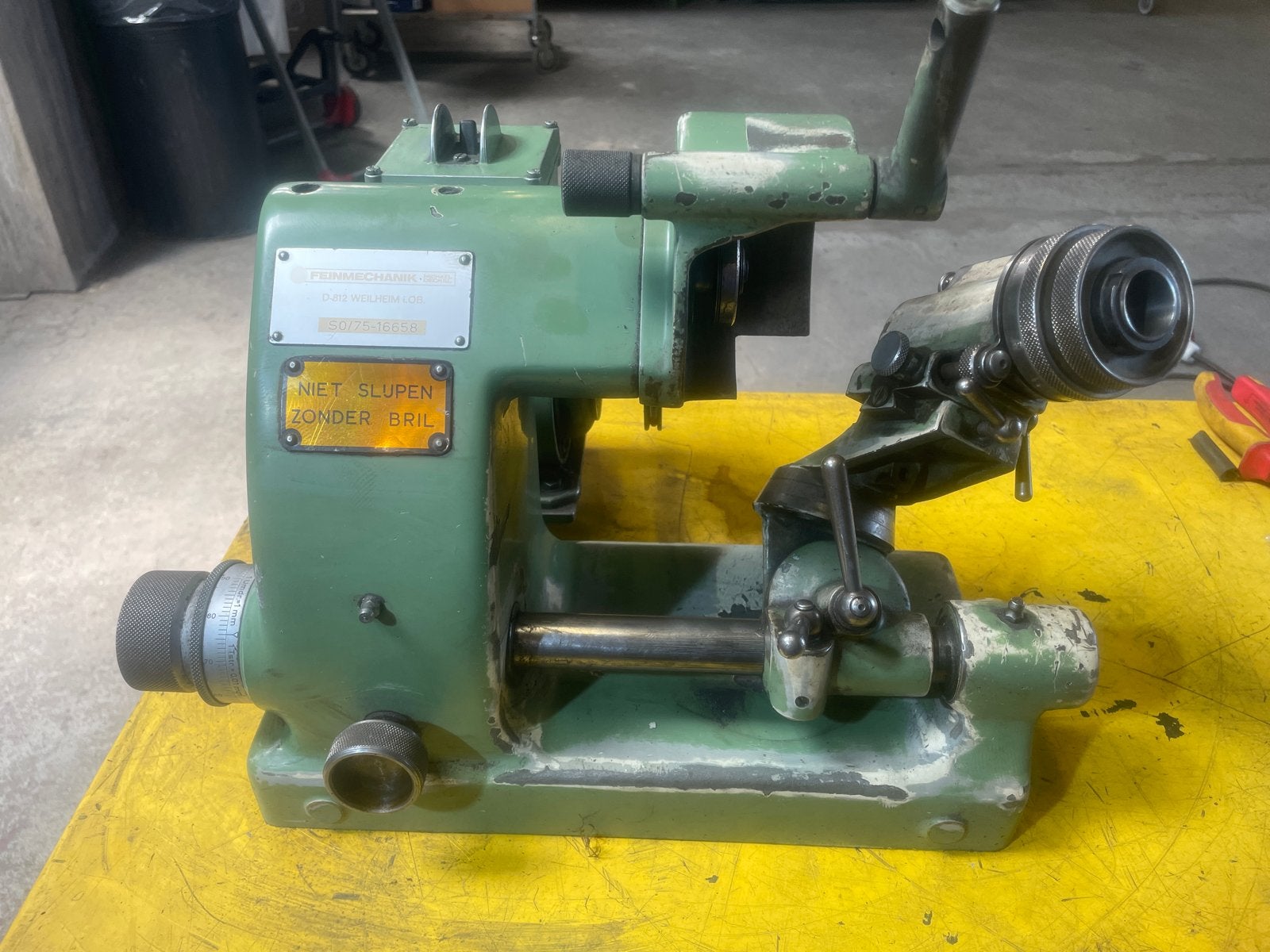 Deckel S0/75-16658 Feinslijpmachine met AEG motor, Ophalen, Gebruikt, Elektromotor