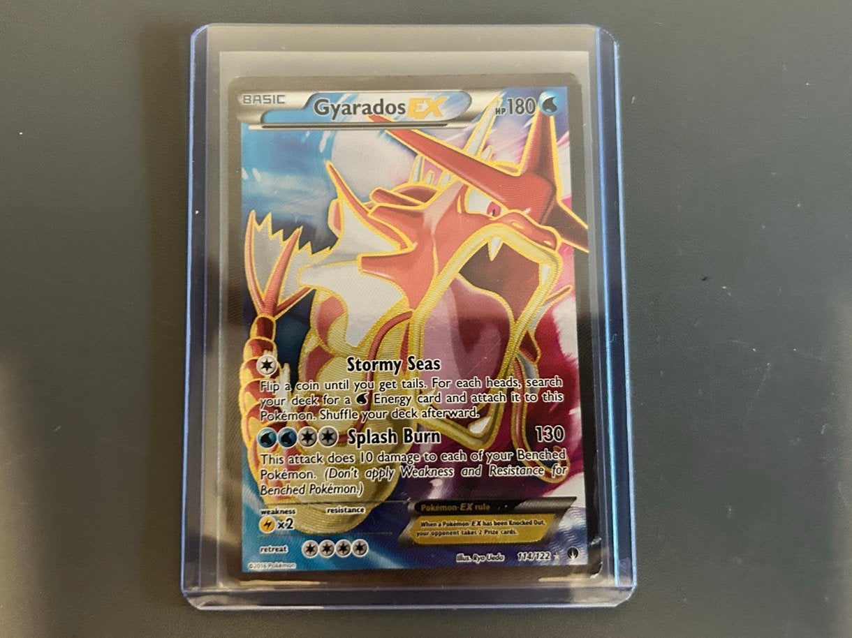 Gyarados EX Pokémon Kaart - Zeer Goede Staat, Ophalen of Verzenden, Zo goed als nieuw, Losse kaart