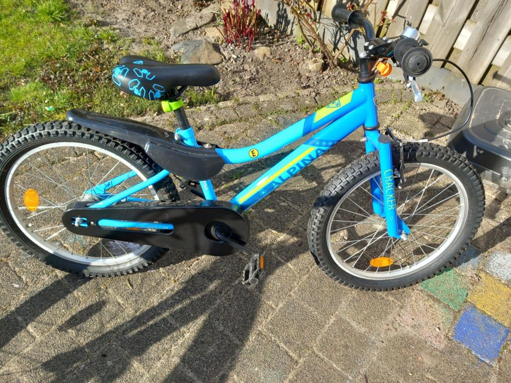 Alpina Cracker Kinderfiets 20 inch - Blauw, Ophalen of Verzenden