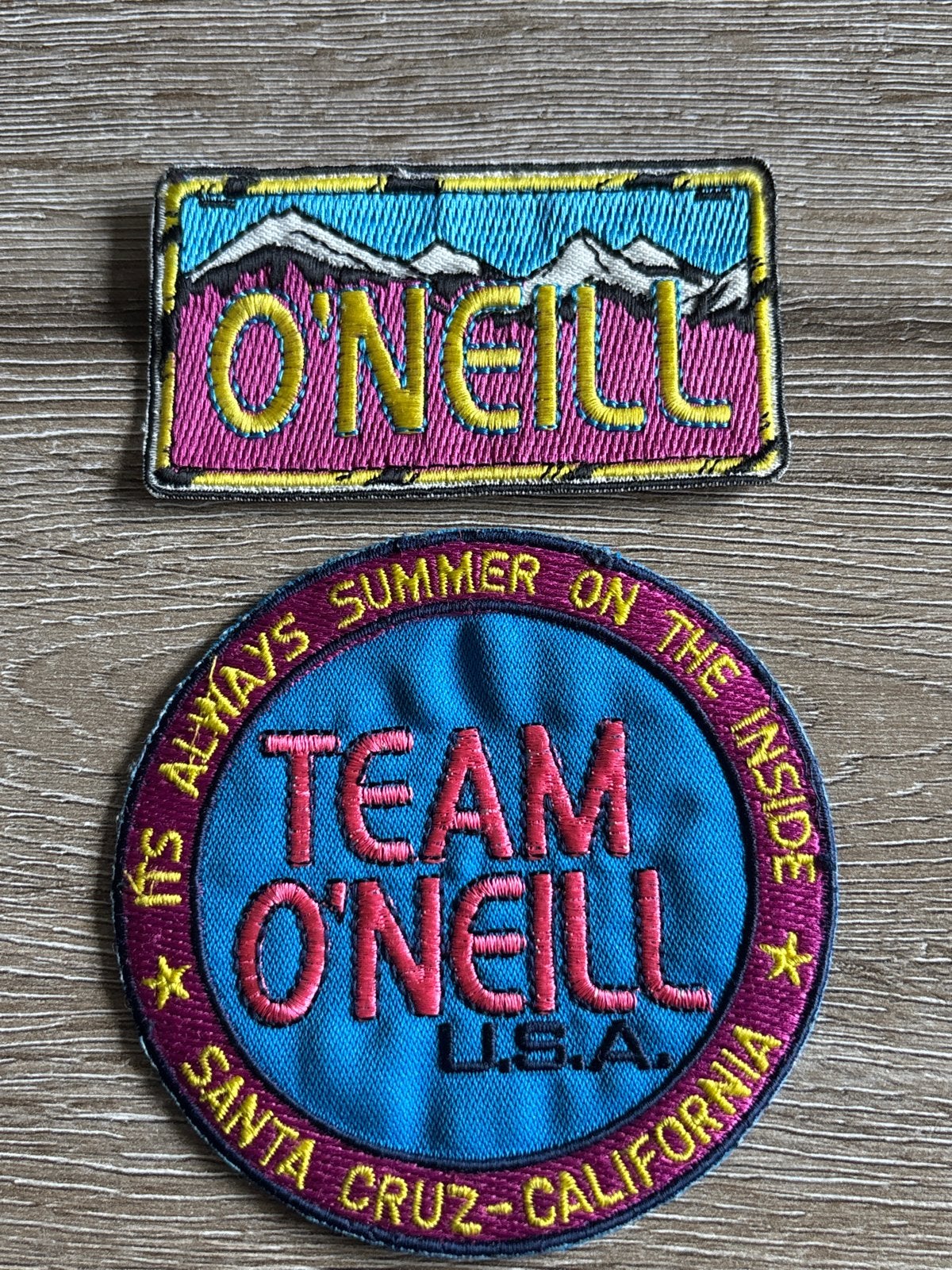 3 O'Neill Patches - Vintage Stijl, Ophalen, Gebruikt