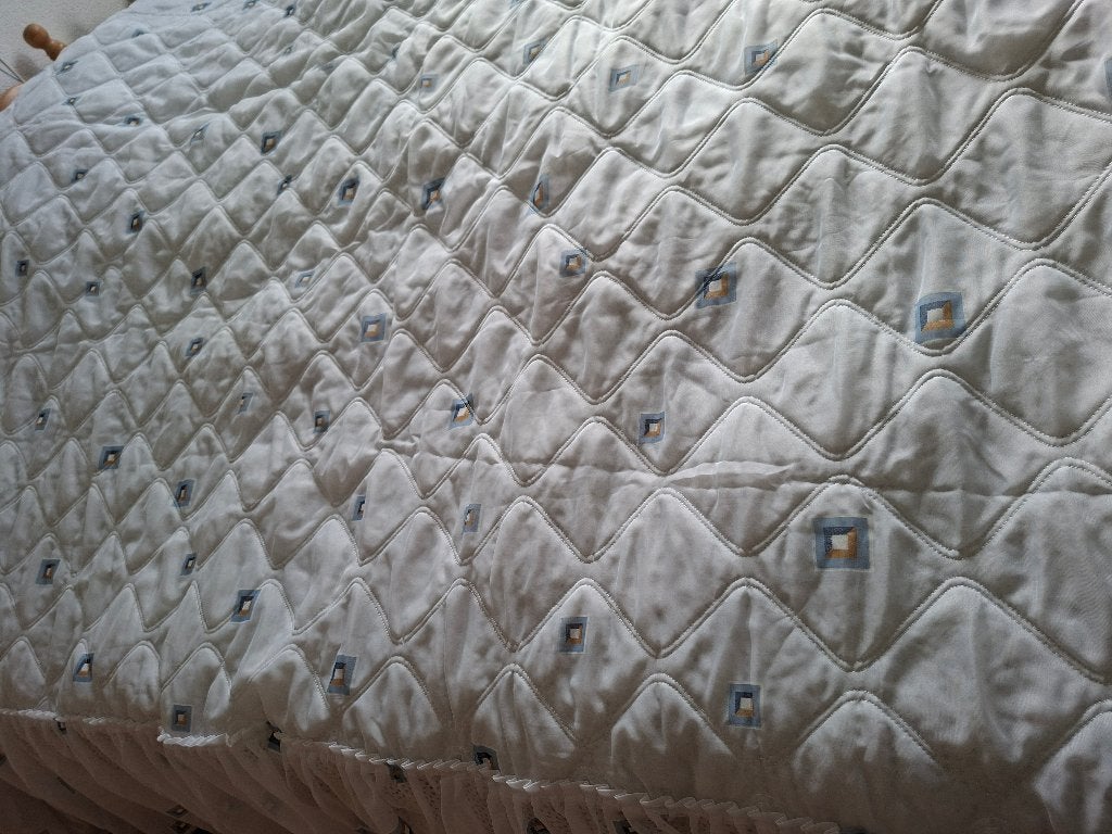 Sprei, Huis en Inrichting, Ophalen, Wit, 140 cm, Stof