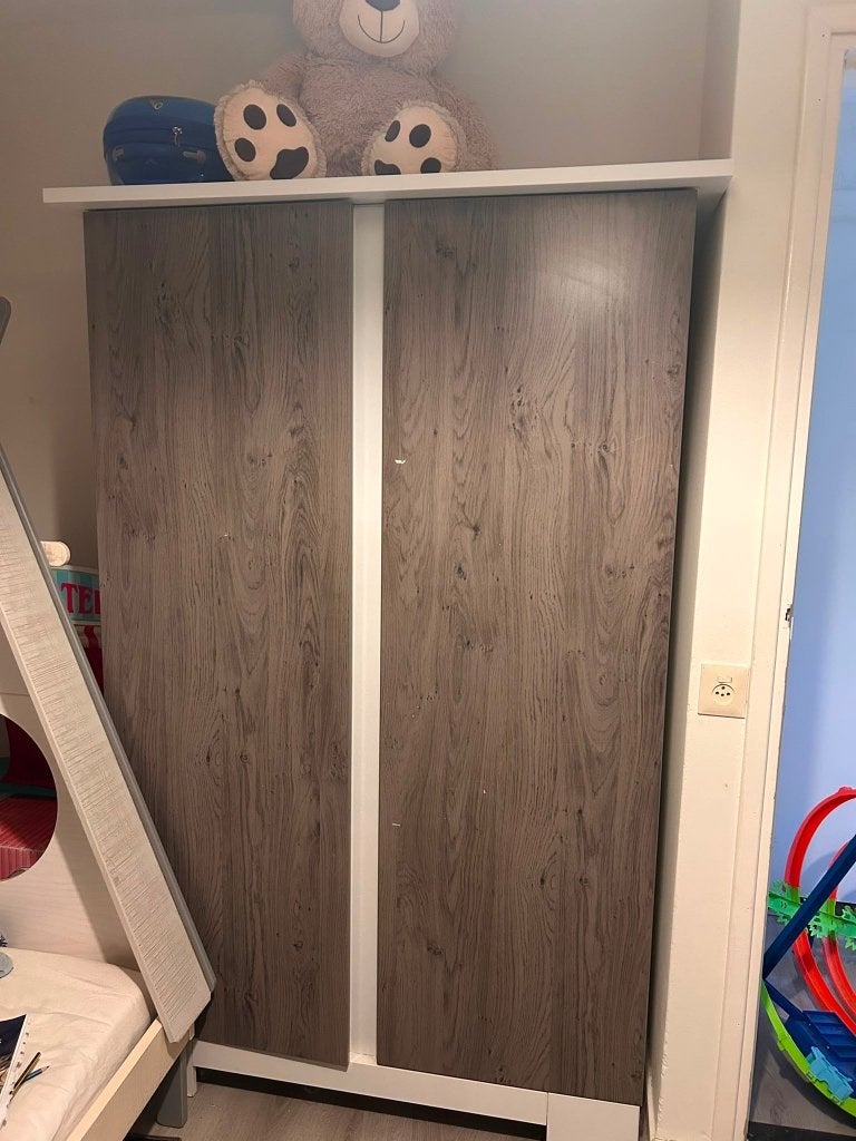 Kledingkast kind, Ophalen, Met deur(en), Gebruikt, 100 tot 150 cm