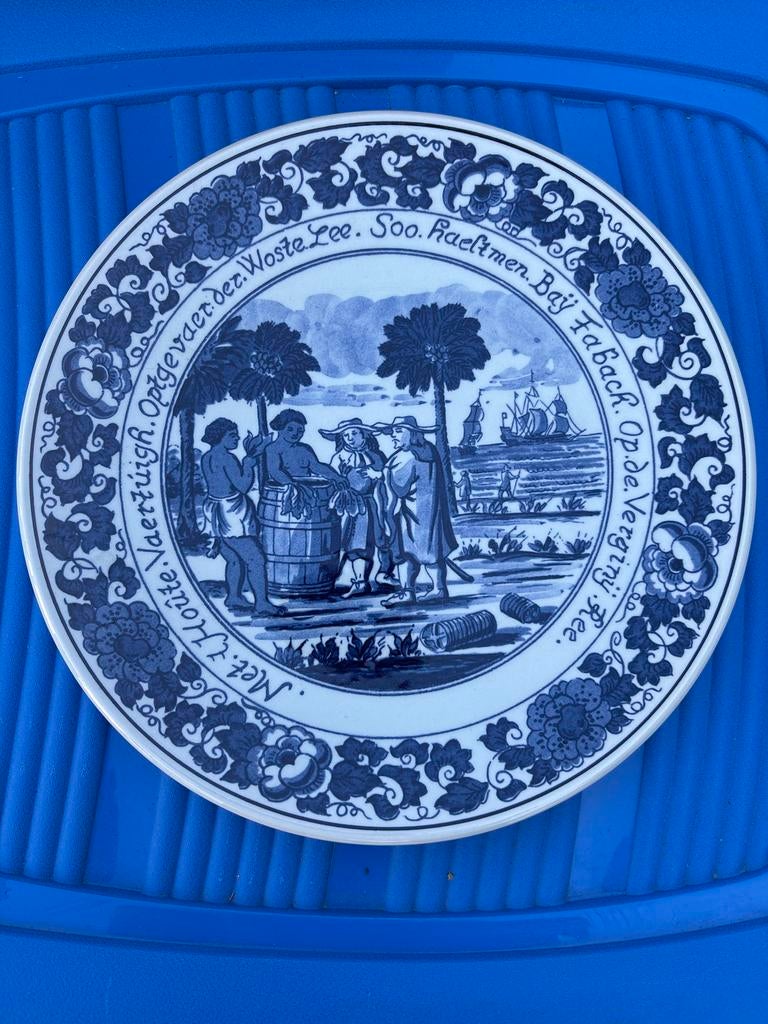 Delfts Blauw Sierbord, Antiek en Kunst, Antiek | Wandborden en Tegels, Ophalen