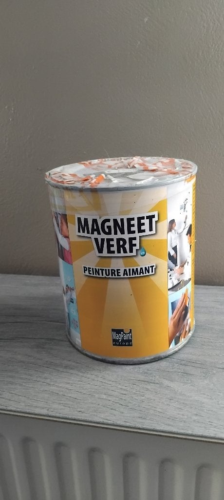 Magneetverf - 1liter (onaangebroken), Doe-het-zelf en Verbouw, Ophalen, Nieuw, Verf, Grijs