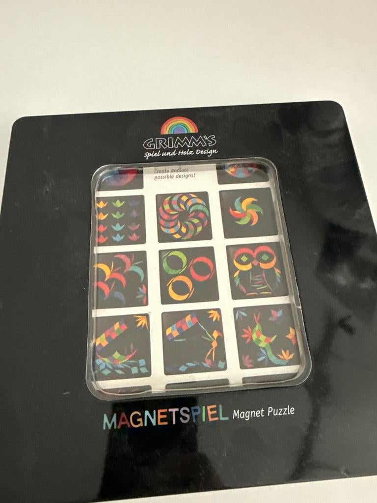 Grimm's Magneet puzzel Kleurspiraal - 72 Delen, Zo goed als nieuw, Van hout, 4 tot 6 jaar, Meer dan 50 stukjes