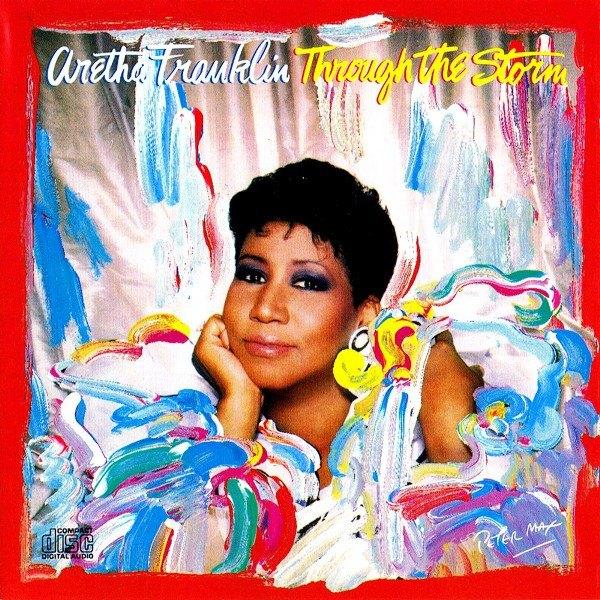 LP Aretha Franklin - Through the storm, Cd's en Dvd's, Vinyl | R&B en Soul, Ophalen, Gebruikt, 12 inch