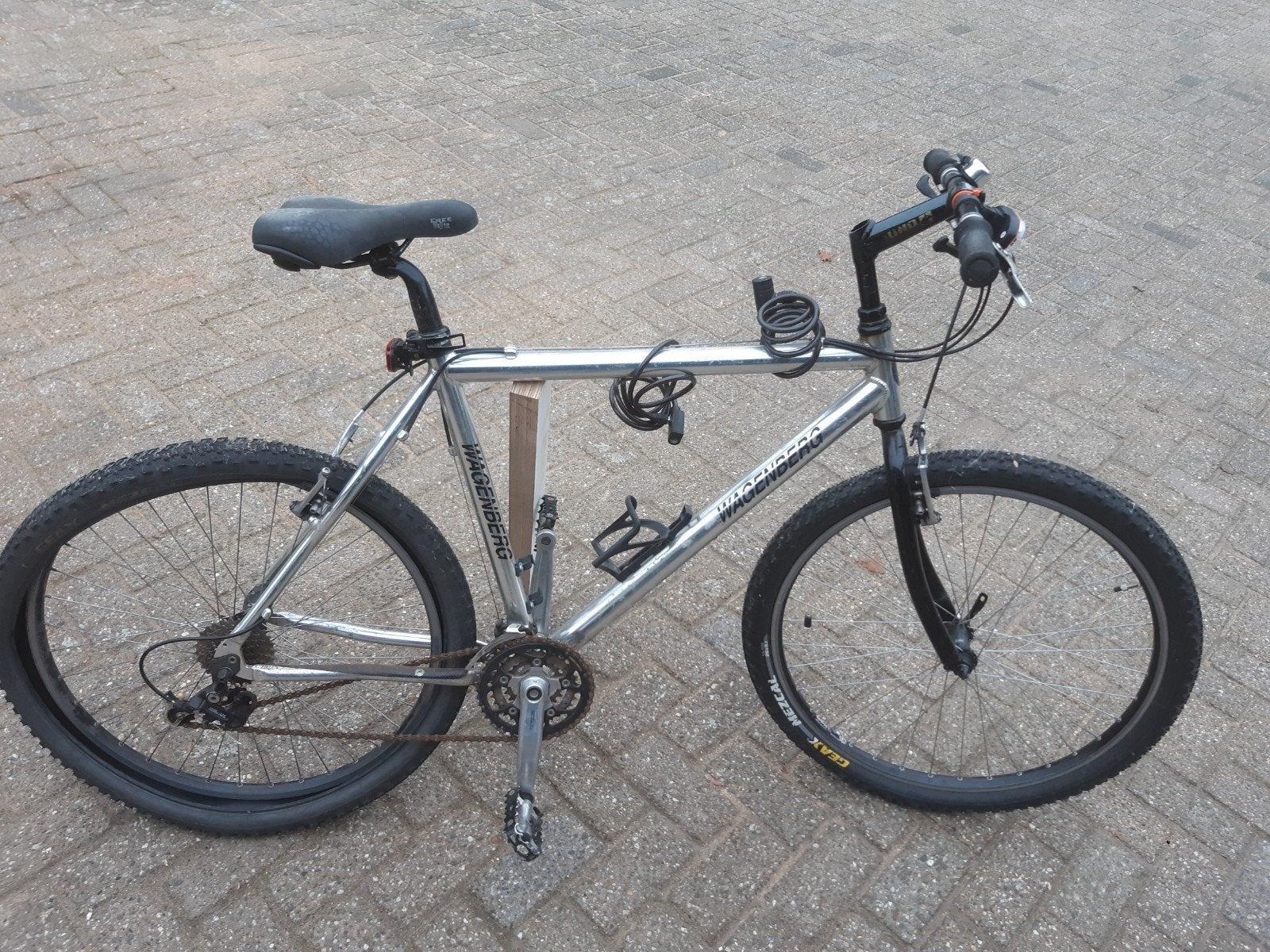 Wagenberg Mountainbike - Zilverkleurig, Gebruikt, Ophalen, Gebruikt, Overige merken