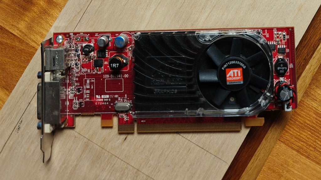 AMD ATI Radeon HD 3450 DMS59 versie, Computers en Software, Videokaarten, Gebruikt, Ophalen of Verzenden, GDDR5, DVI