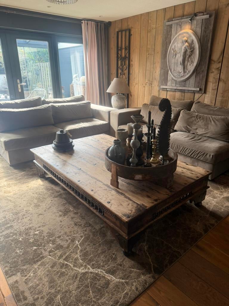 Salon tafel, Huis en Inrichting, Tafels | Salontafels, 150 tot 200 cm, Ophalen of Verzenden, Zo goed als nieuw, 150 tot 200 cm