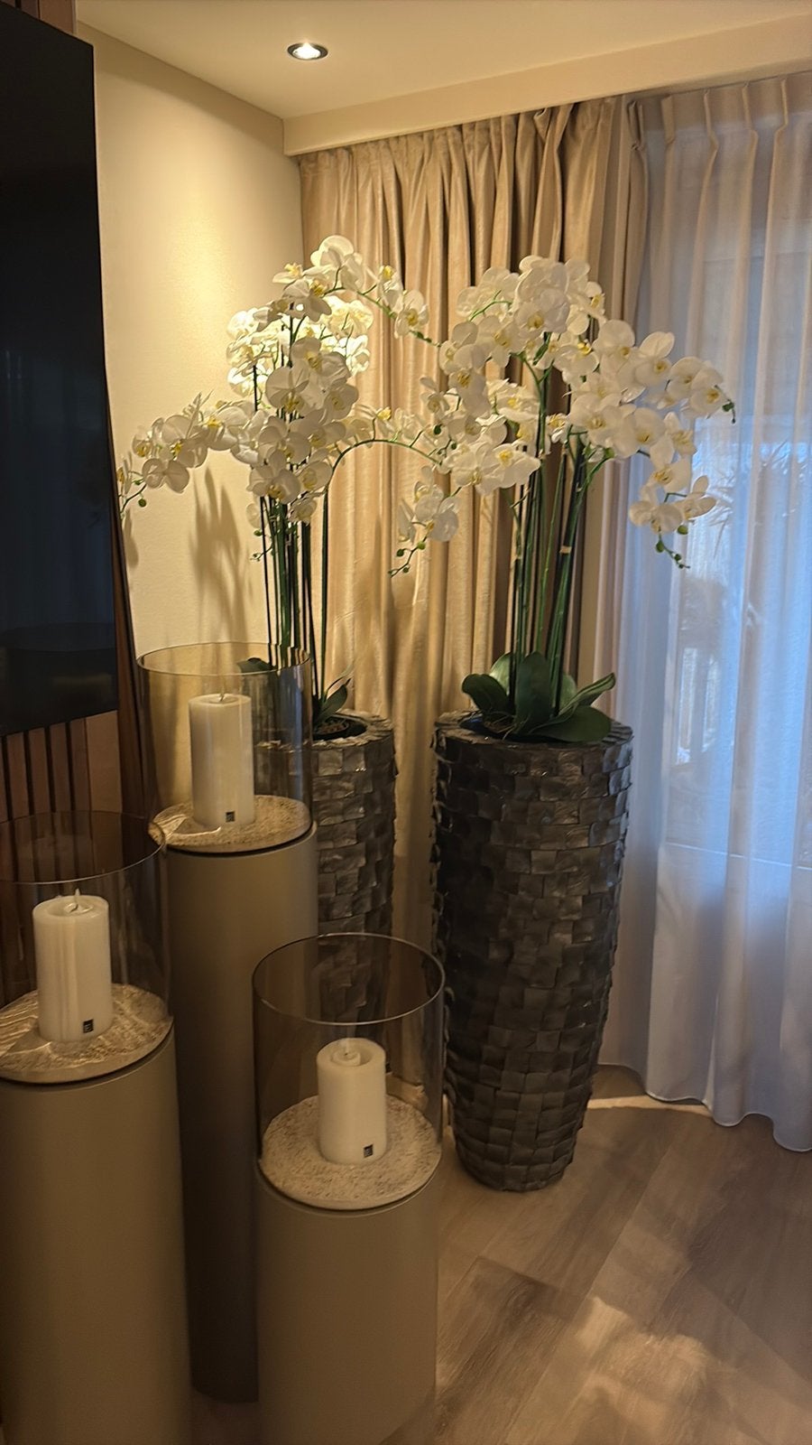 1 Mooie mega grote kunst orchidee Hoogte ongeveer 110 cm, Ophalen, Zo goed als nieuw
