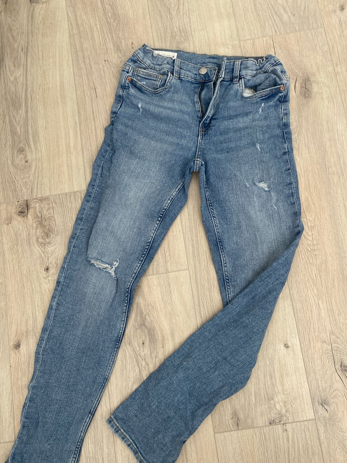 Zara spijkerbroek - Zo goed als nieuw, Ophalen of Verzenden, Zo goed als nieuw, Blauw