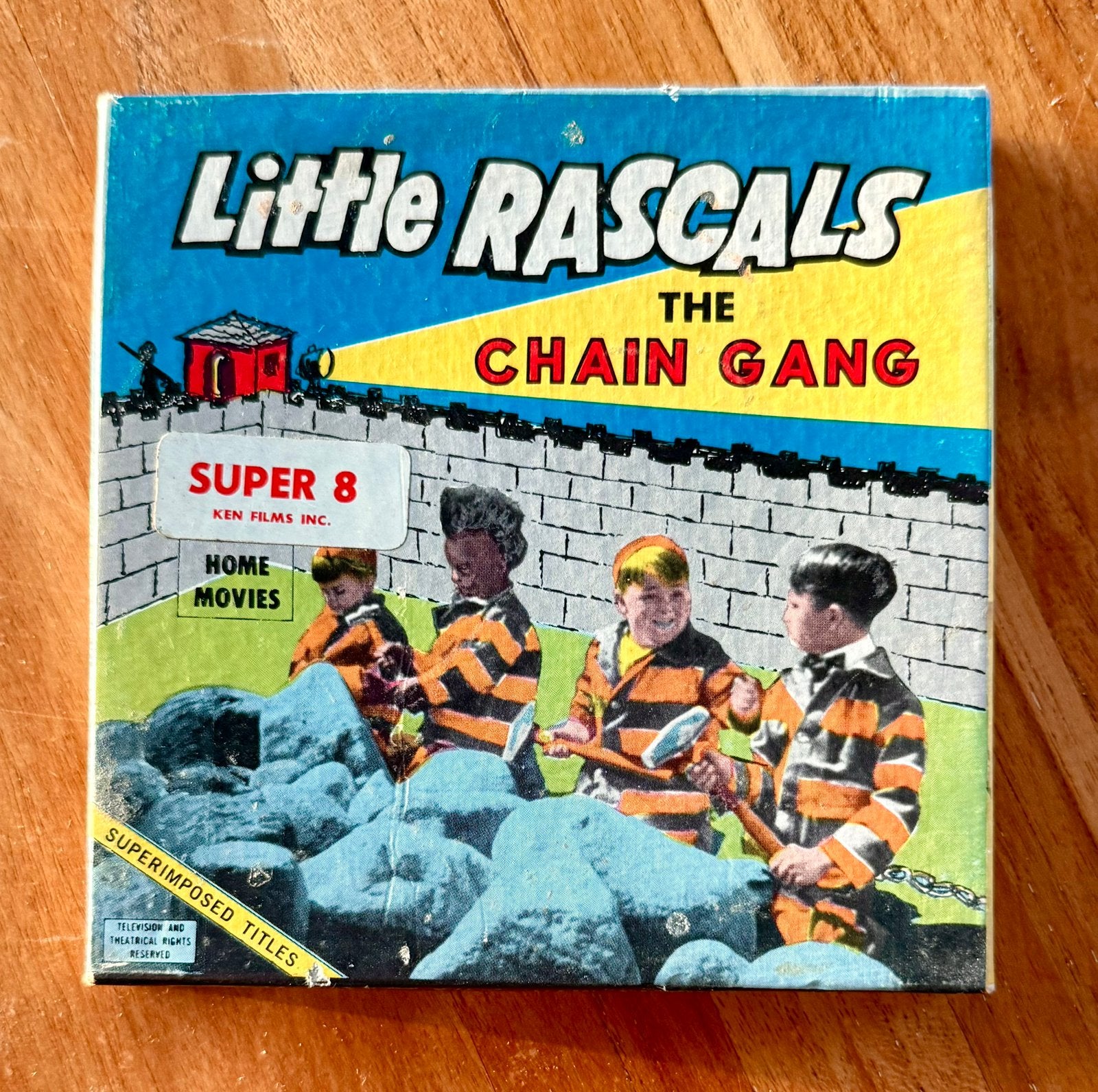 Super 8 "The Chain Gang" uit de Little Rascals, Audio, Tv en Foto, Filmrollen, Ophalen of Verzenden, 8mm film